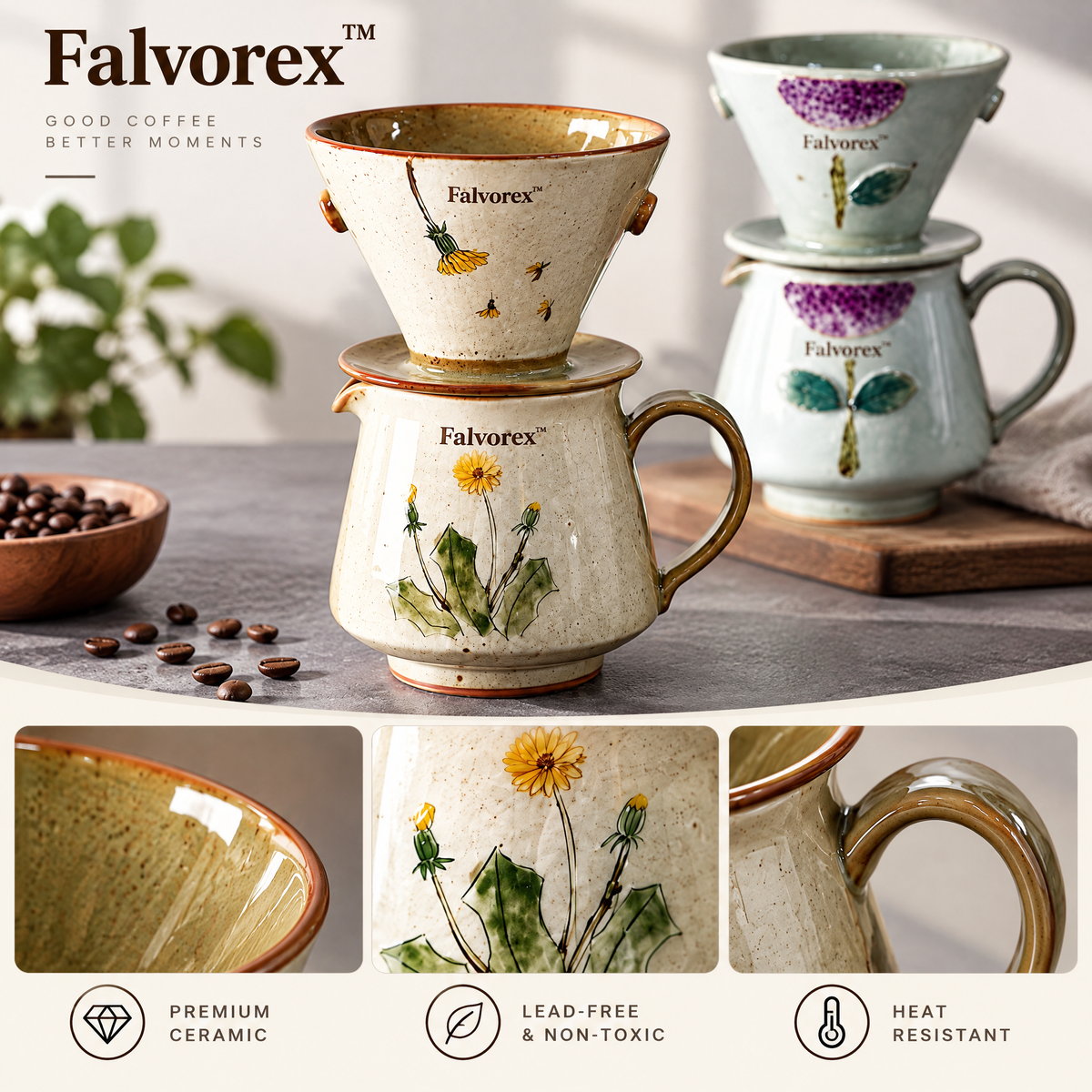Falvorex™ Modern Sculptural Accent Decor for Elegant Home Interiors