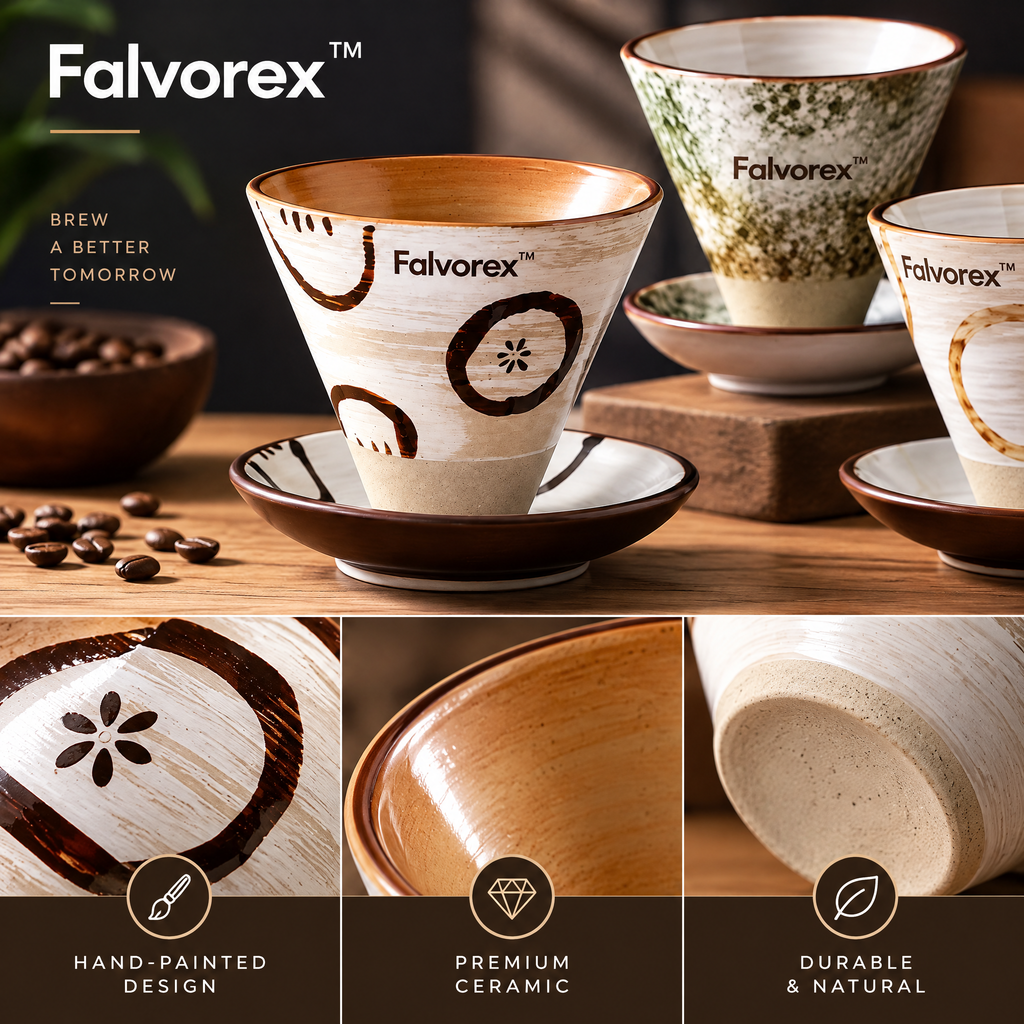 Falvorex™ Organic Modern Sculptural Accent Decor for Stylish Interiors