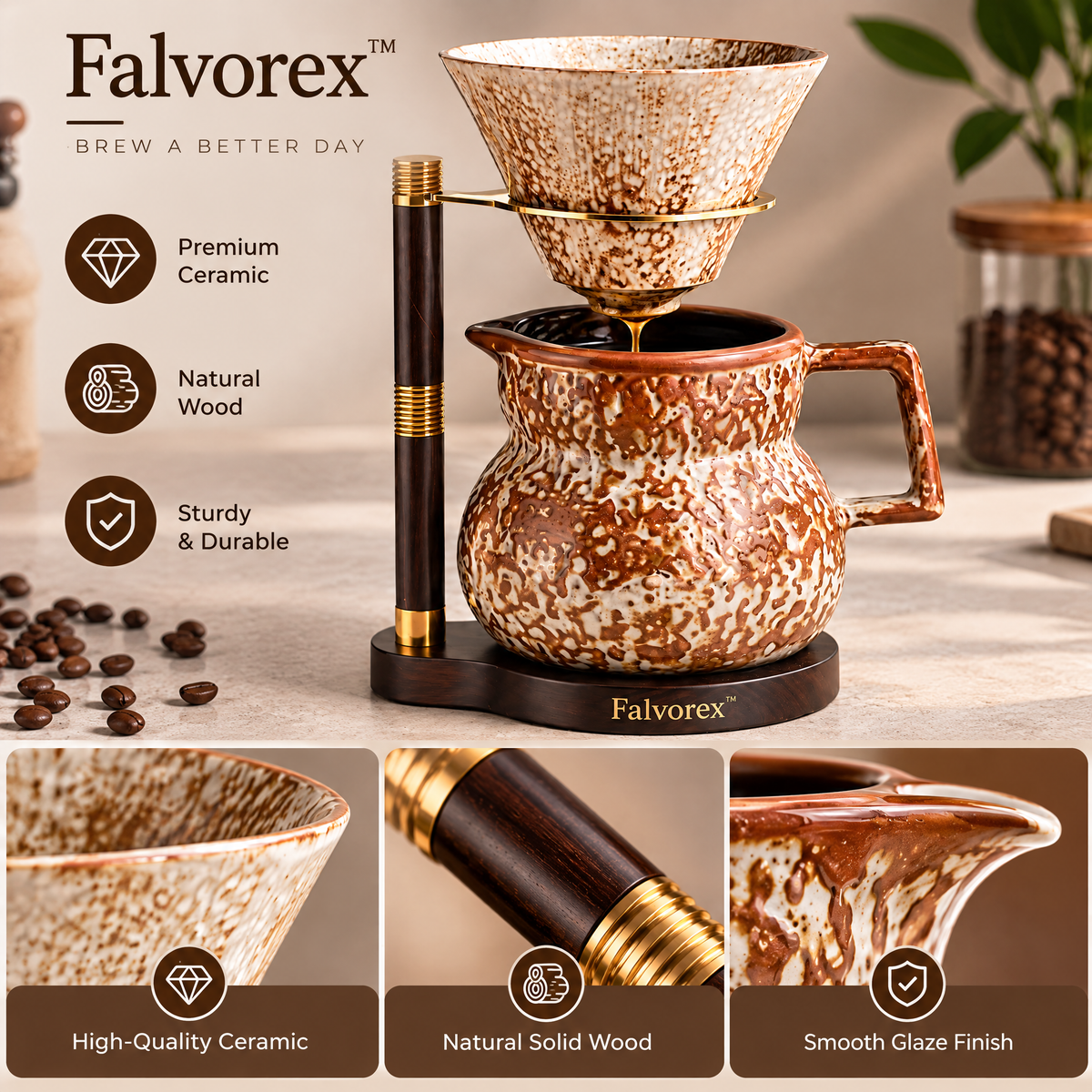 Falvorex™ Sculptural Modern Accent Decor for Contemporary Homes