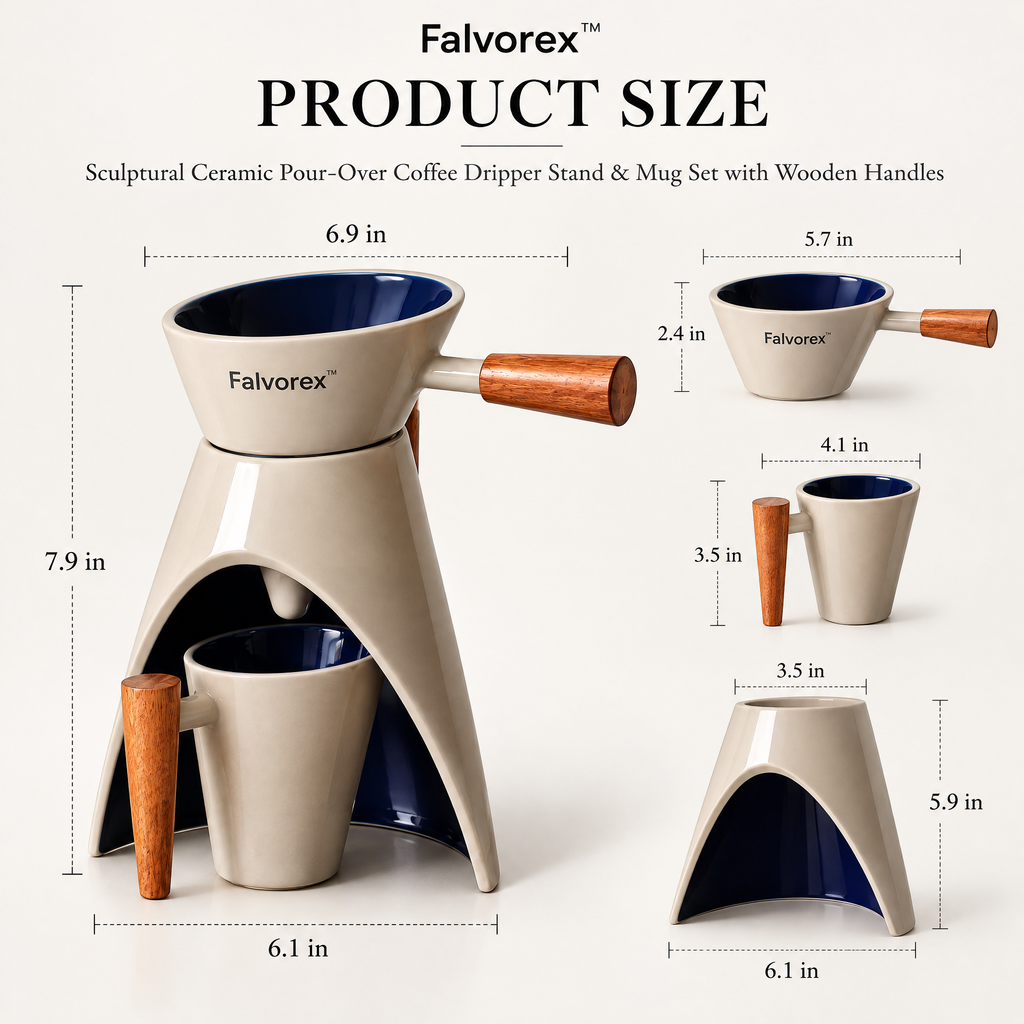 Falvorex™ Sculptural Modern Decorative Accent Piece for Contemporary Homes