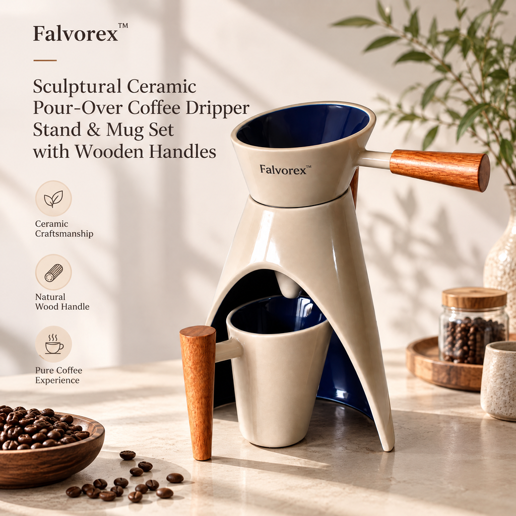 Falvorex™ Sculptural Modern Decorative Accent Piece for Contemporary Homes