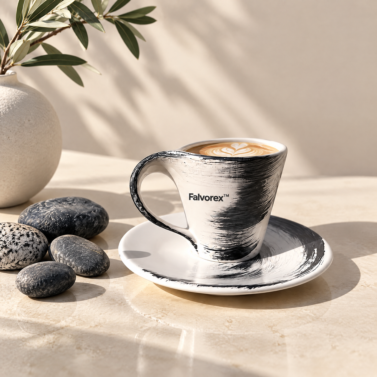 Falvorex™ Modern Sculptural Home Accent Decor for Contemporary Living Spaces