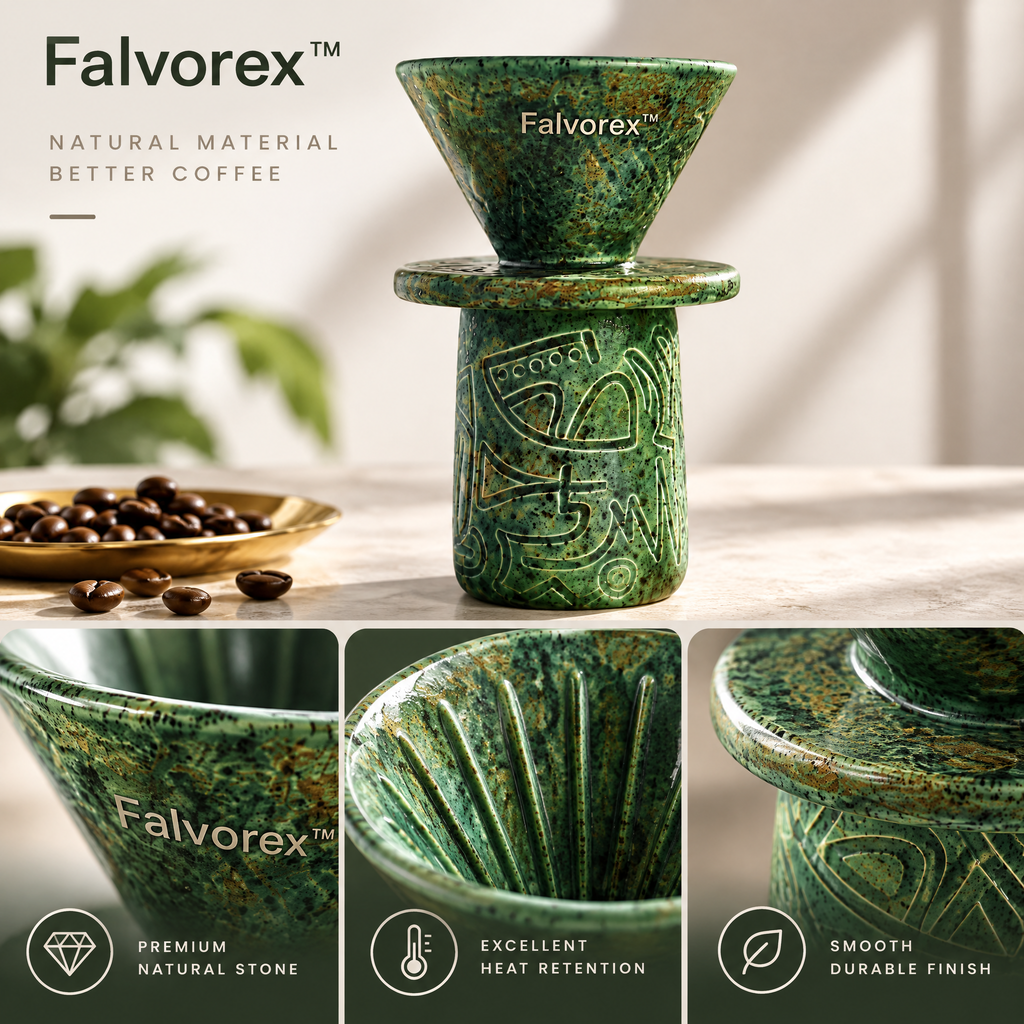 Falvorex™ Contemporary Sculptural Decor Object for Modern Home Styling
