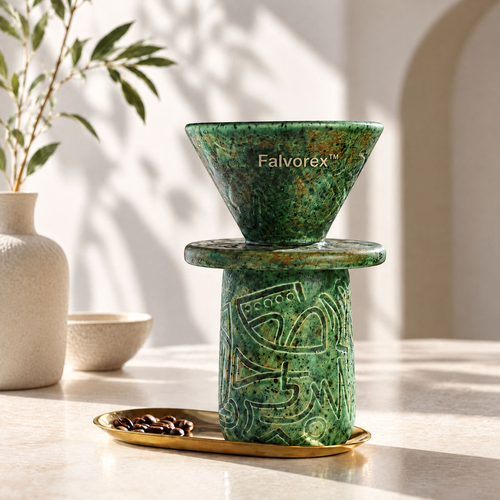 Falvorex™ Contemporary Sculptural Decor Object for Modern Home Styling