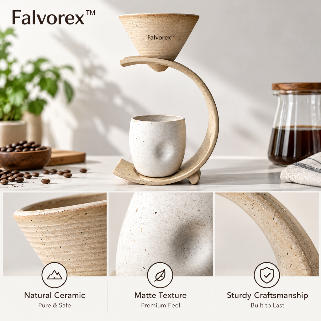 Falvorex™ Contemporary Sculptural Accent Decor for Modern Living Spaces